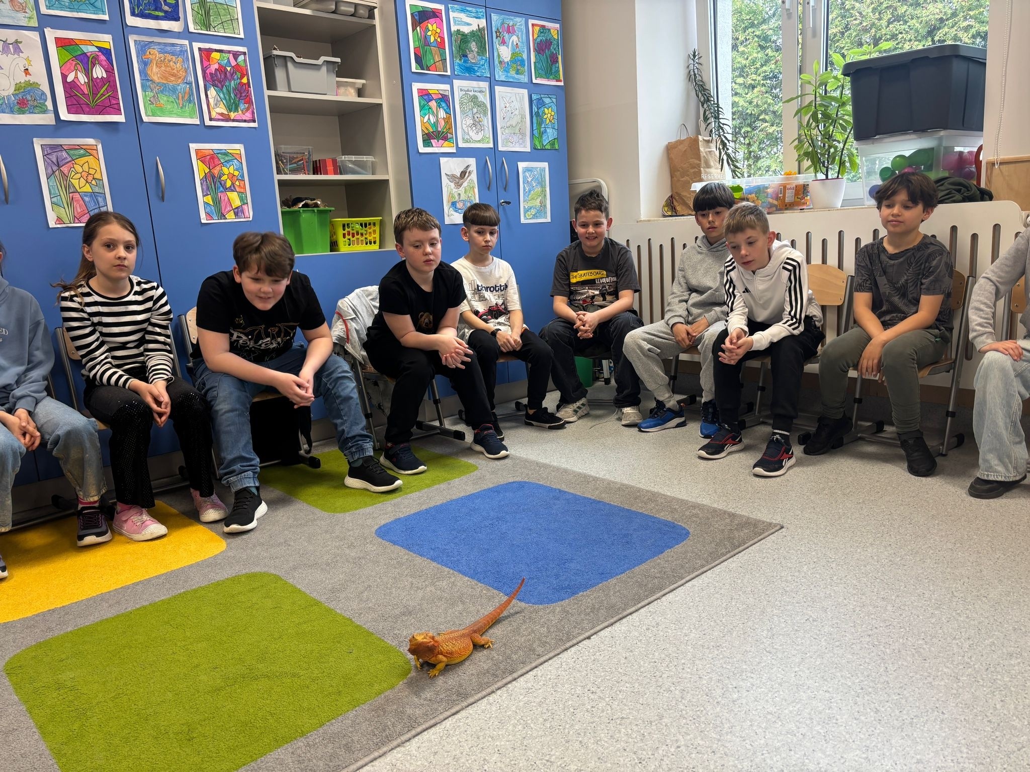 Warsztaty przyrodnicze prowadzone przez Zooventurę w klasach I i III 